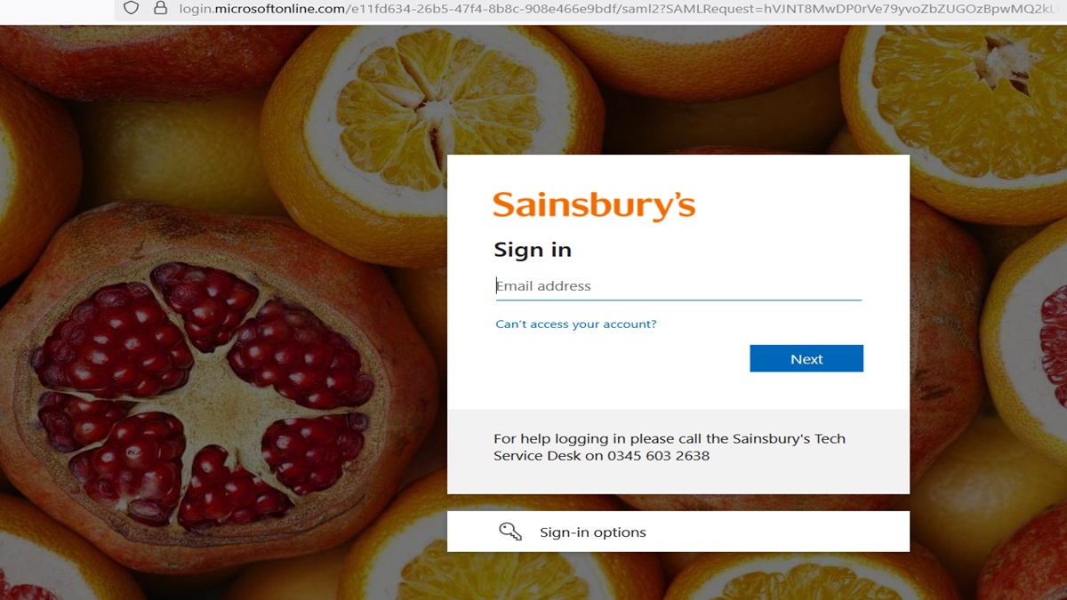 kronos sainsburys login
